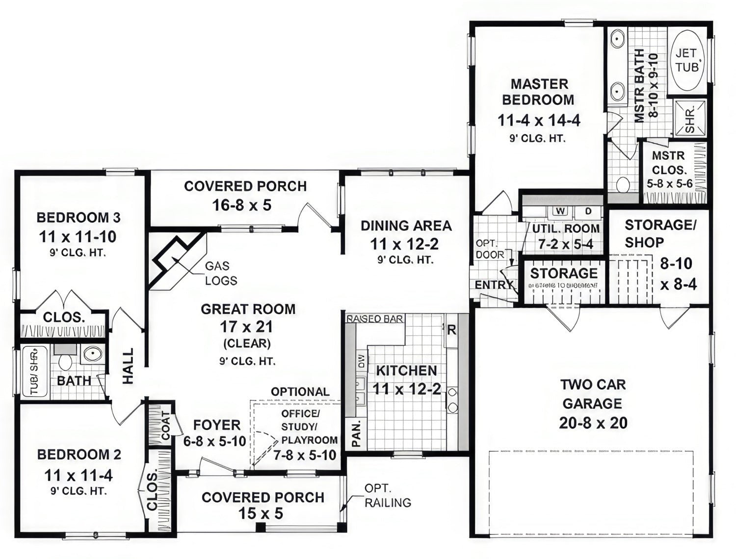 HPG - 1502N - 1: The Blackthorn Hollow - House Plan Gallery