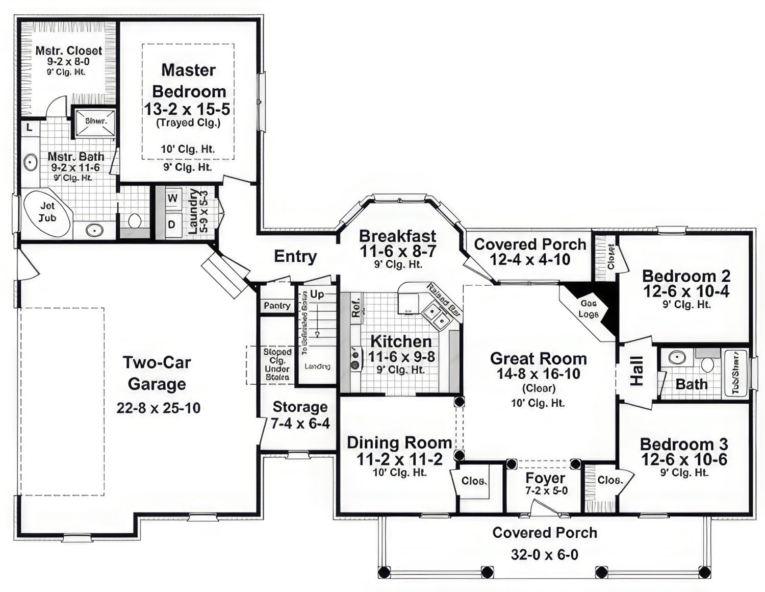 HPG - 1635N - 1: The Ironwood Bluff - House Plan Gallery