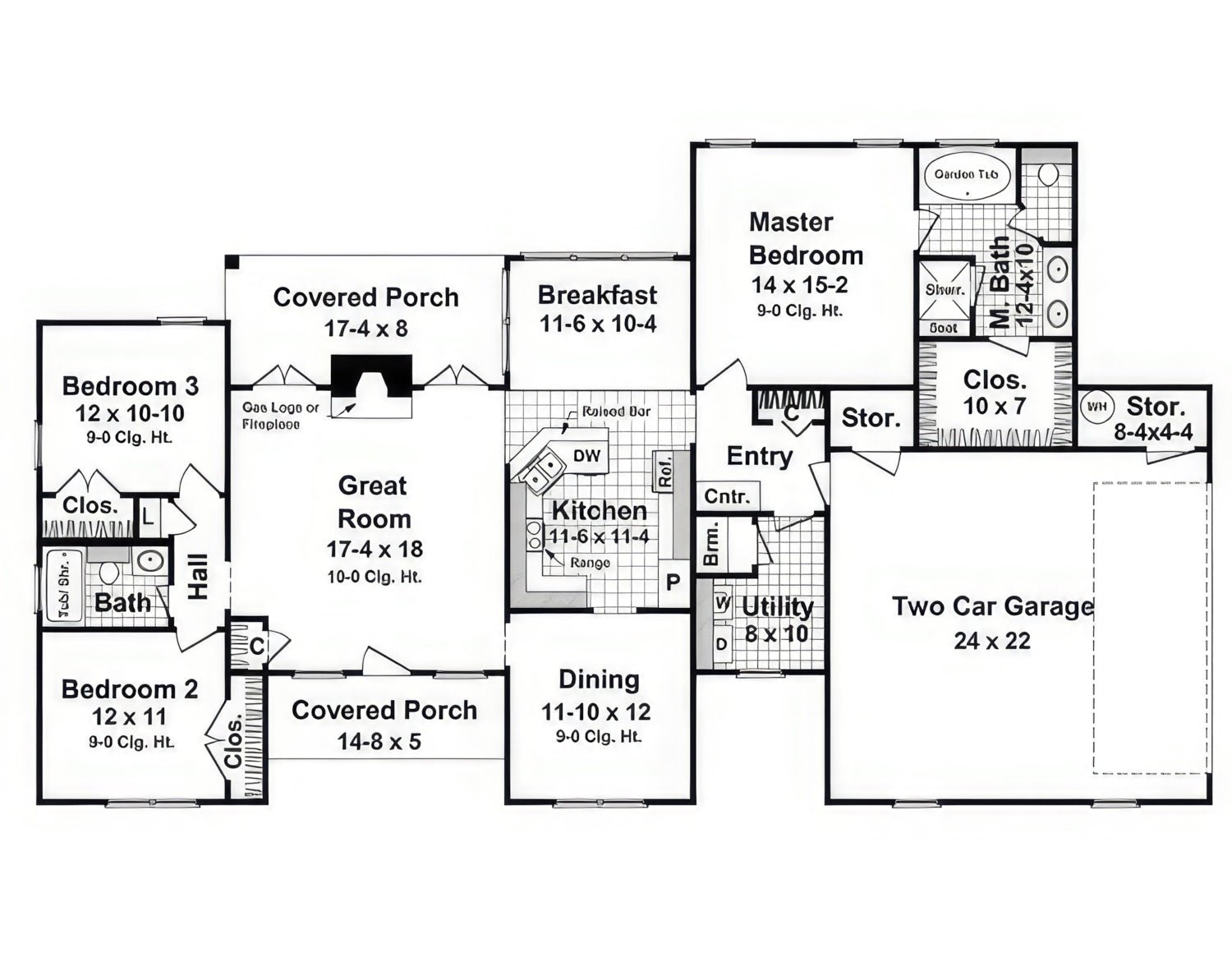 HPG - 1638N - 1: The Chestnut Crossing - House Plan Gallery