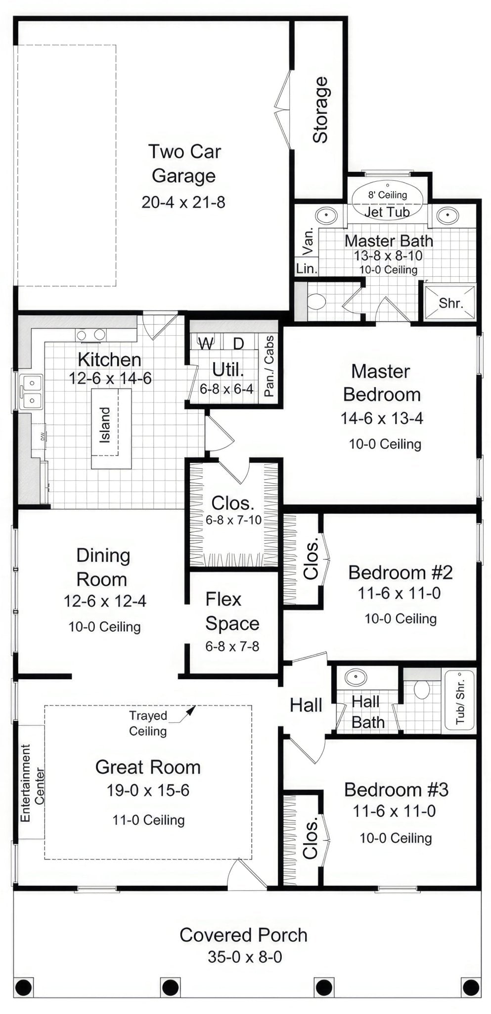 HPG - 1650N - 1: The Briar Creek - House Plan Gallery