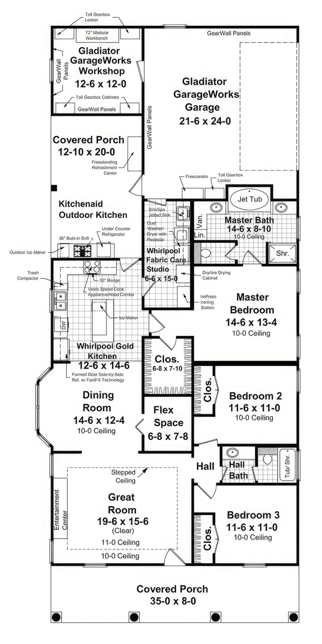 HPG - 1733N - 1: The Pinecone Hollow - House Plan Gallery