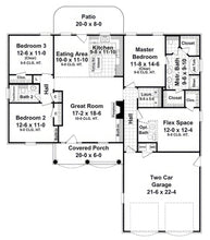 HPG - 1750BN - 1: The Sunnydale - House Plan Gallery