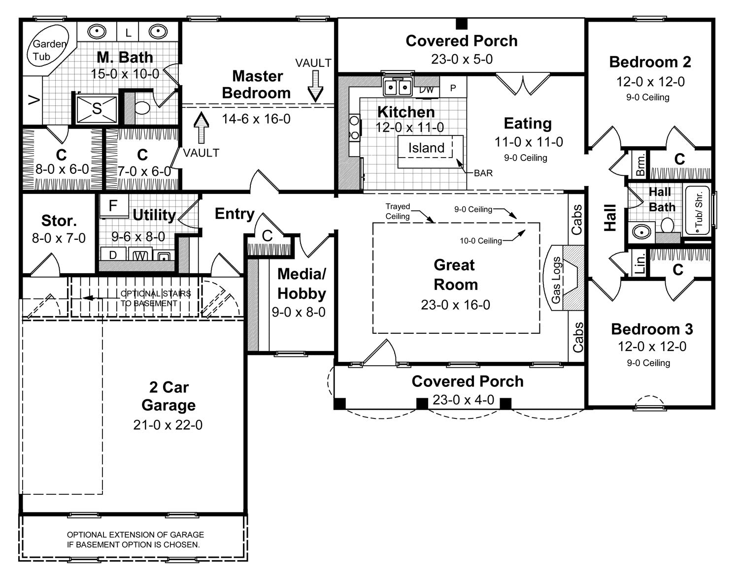 HPG - 1752N - 1: The Piney Bluff - House Plan Gallery