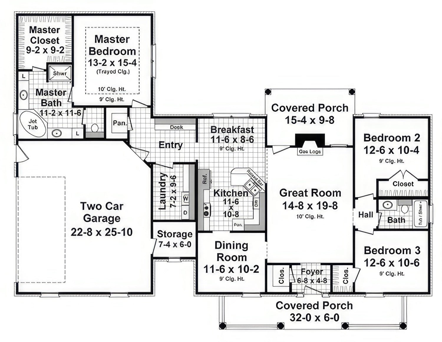 HPG - 1804N - 1: The Oakshade Springs - House Plan Gallery