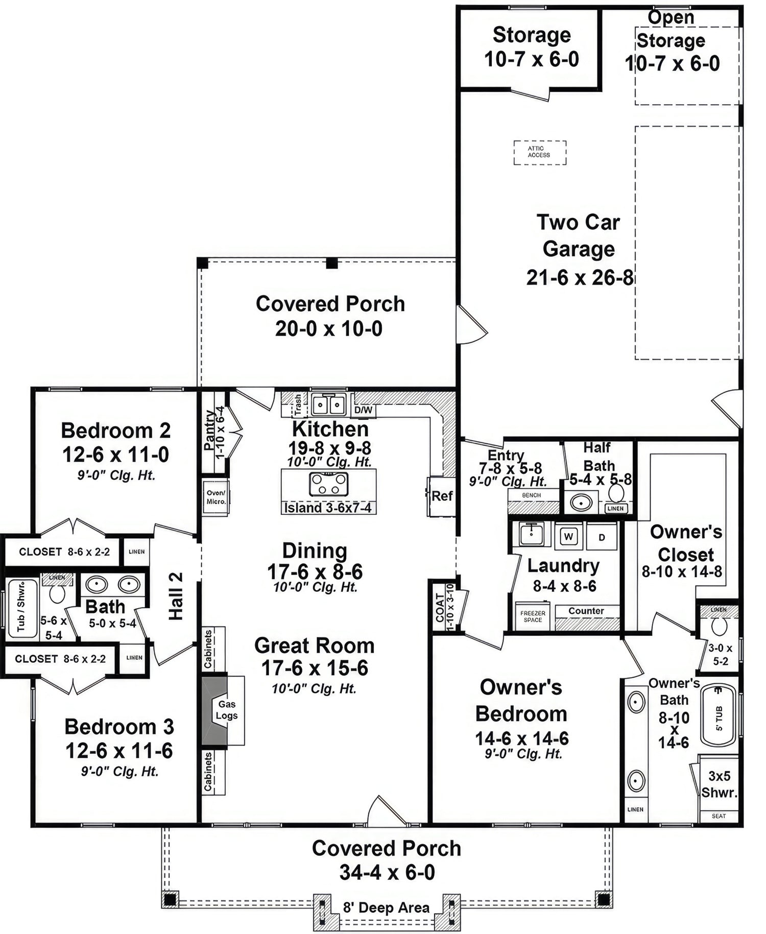 HPG - 1812N - 1: The Riverbend Oaks - House Plan Gallery
