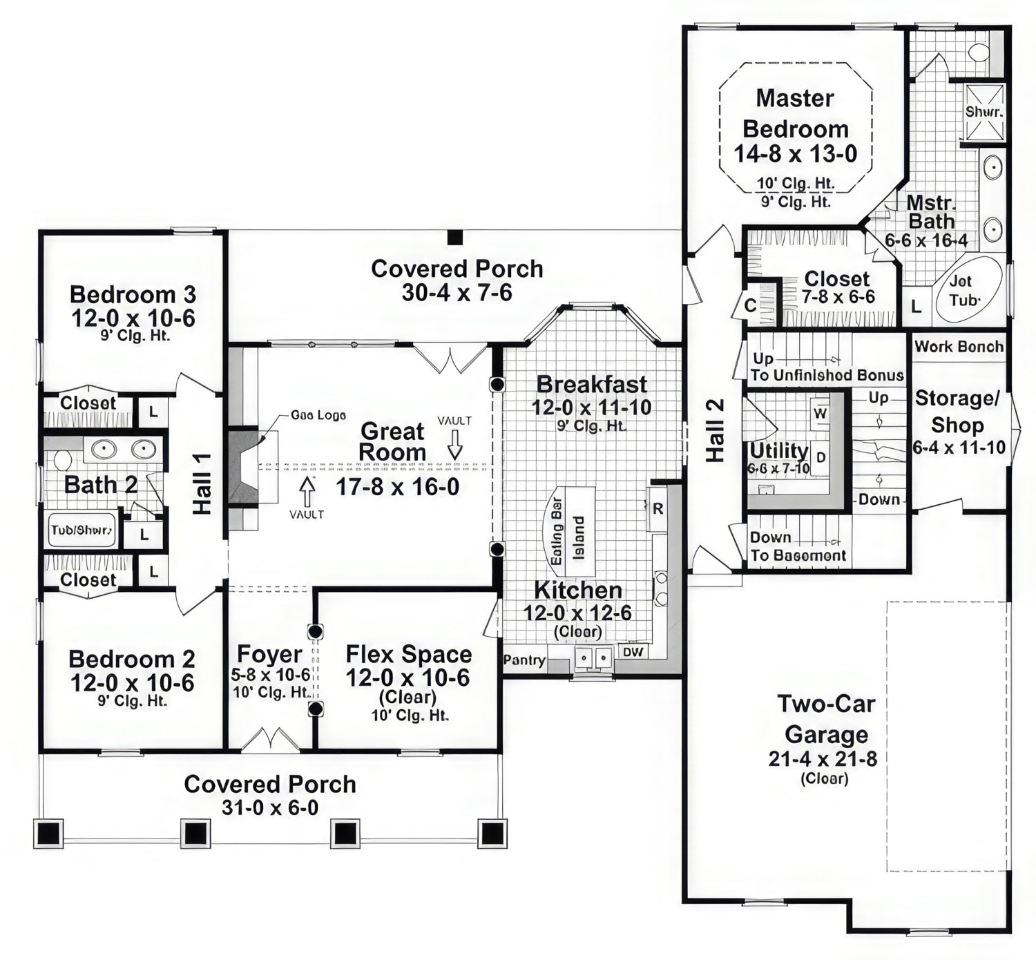 HPG - 1816N - 1: The Hickory Summit - House Plan Gallery