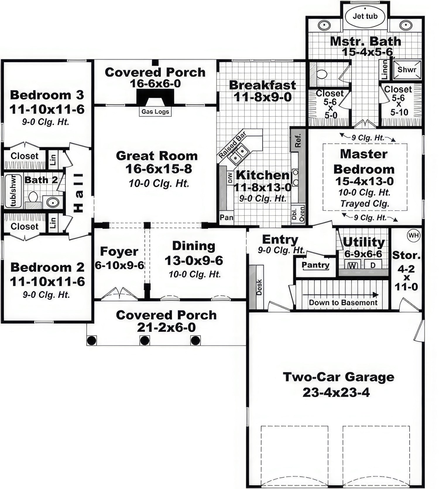 HPG - 1837N - 1: The Stonemont - House Plan Gallery