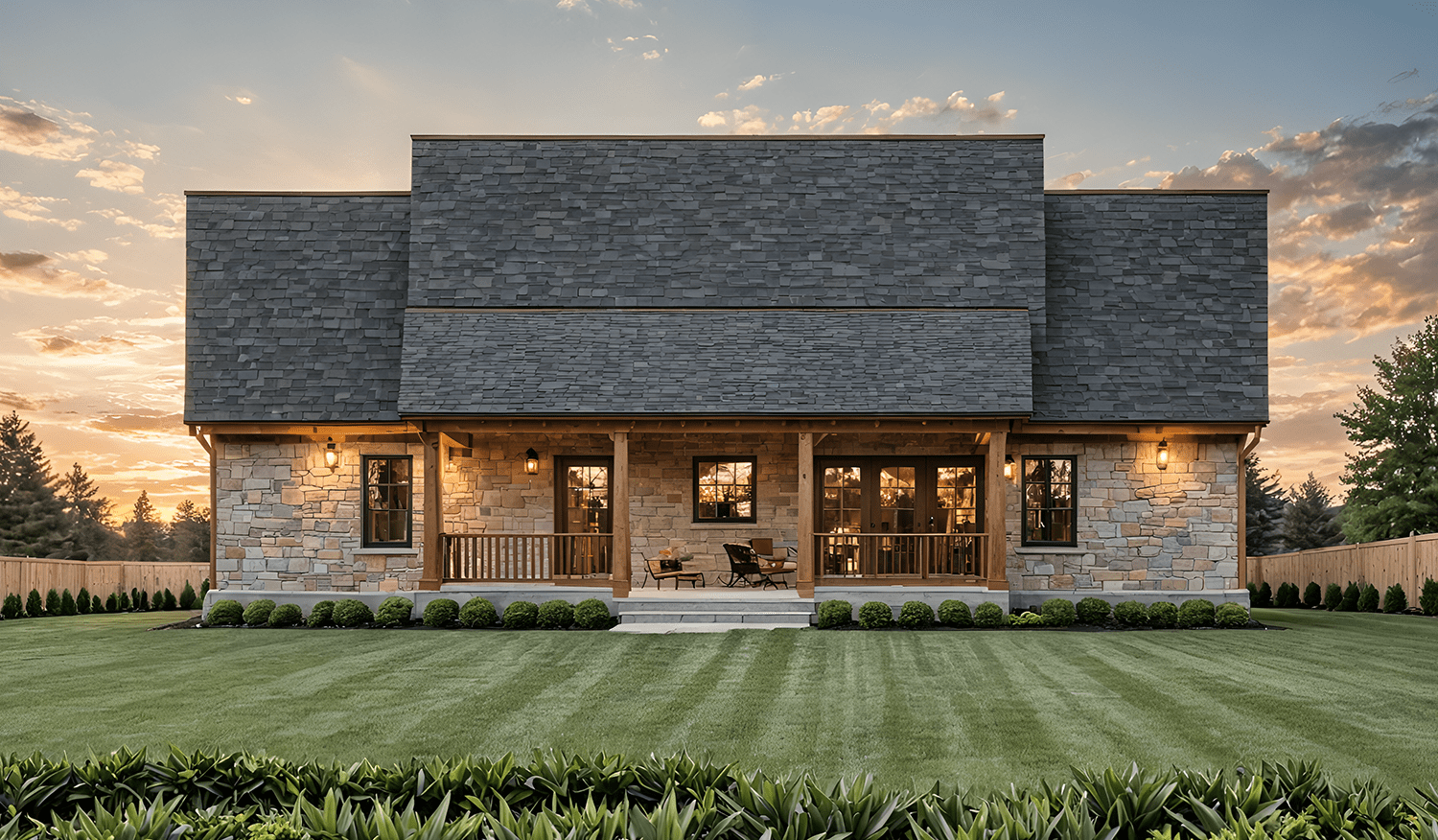 HPG - 1870N - 1: The Timber Shade - House Plan Gallery