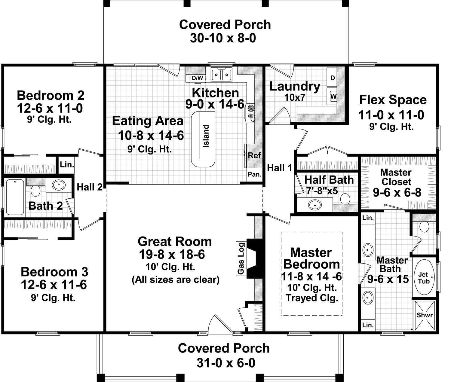 HPG - 1870N - 1: The Timber Shade - House Plan Gallery