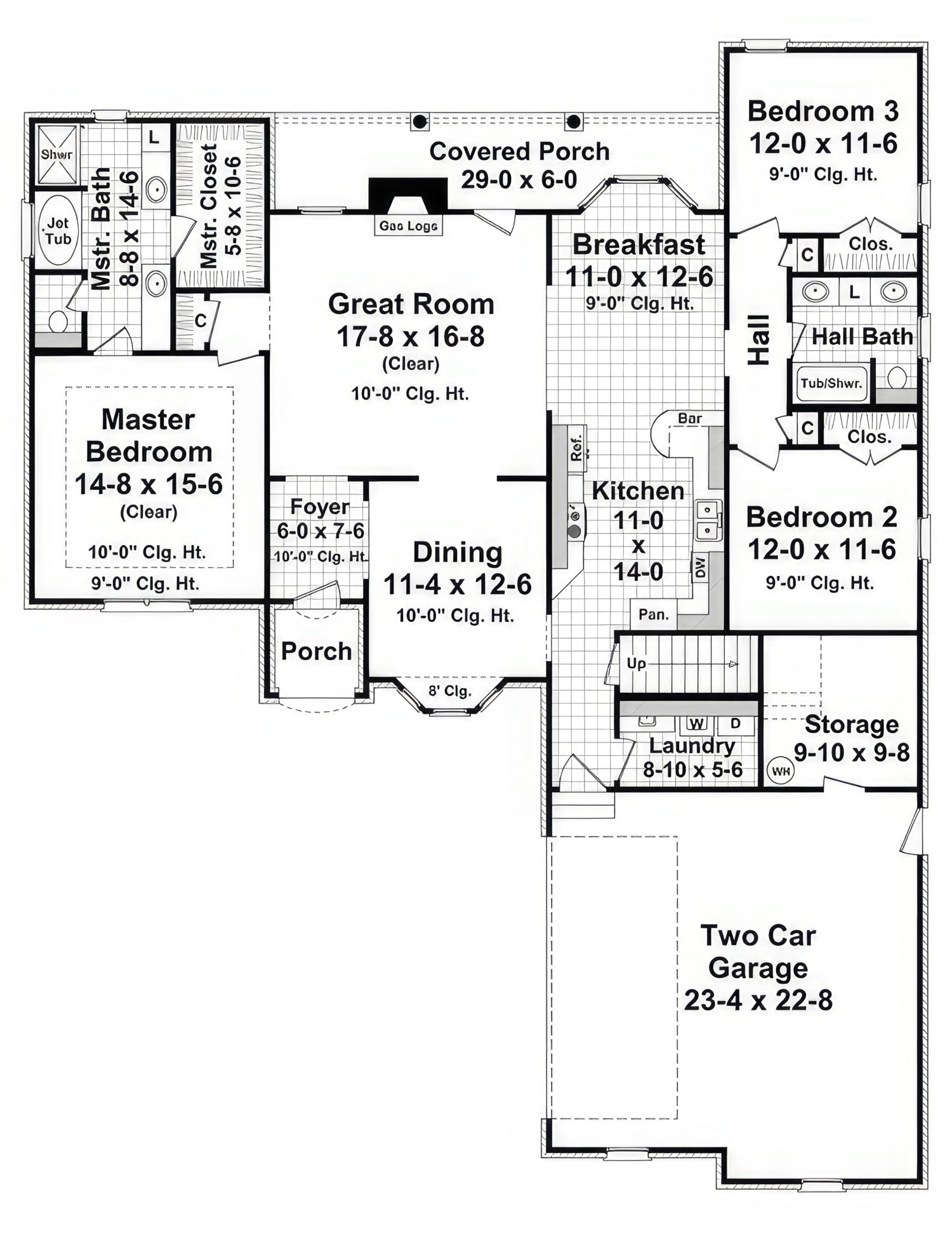 HPG - 1898N - 1: The Stillwater Cove - House Plan Gallery