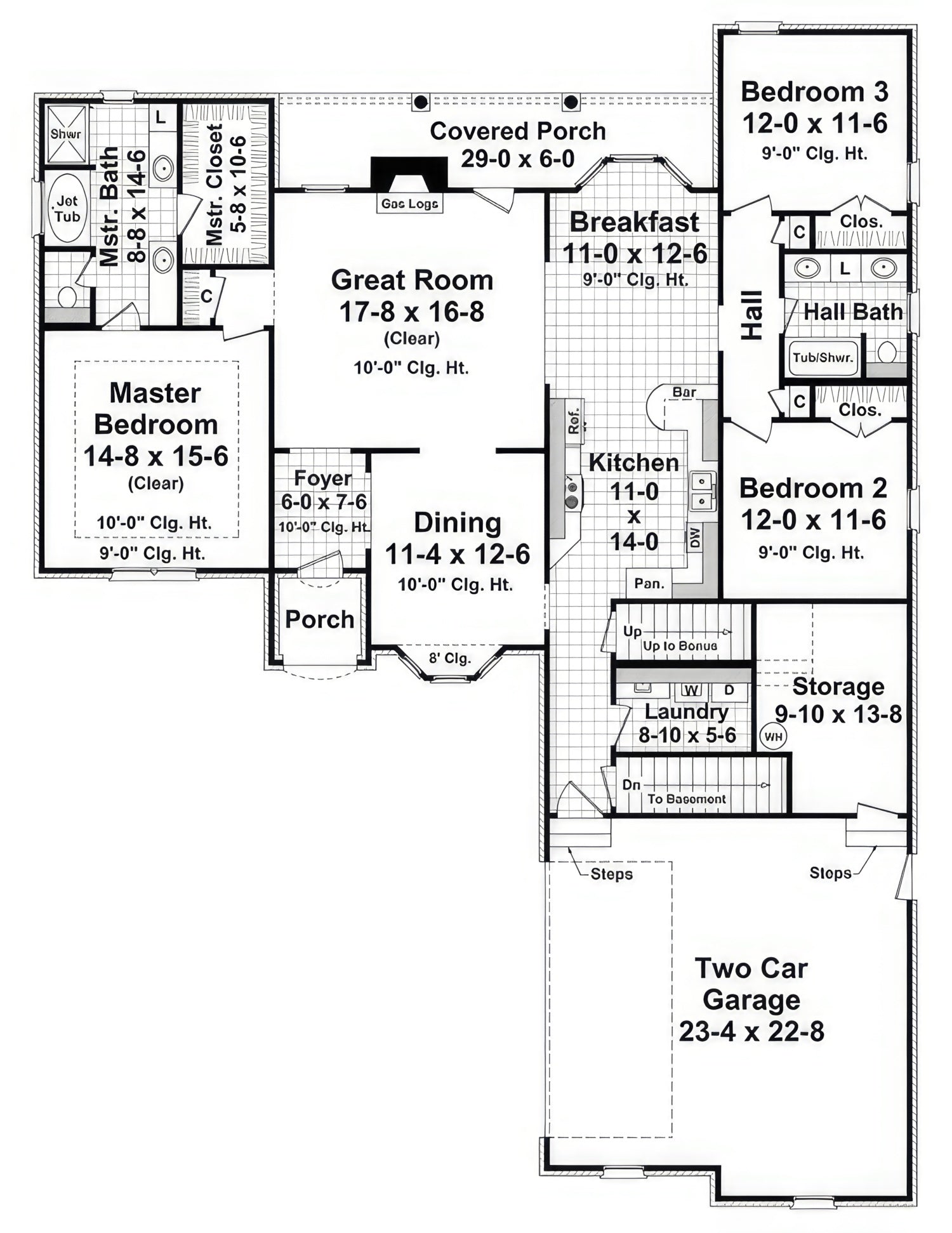 HPG - 1917N - 1: The Magnolia Vale - House Plan Gallery