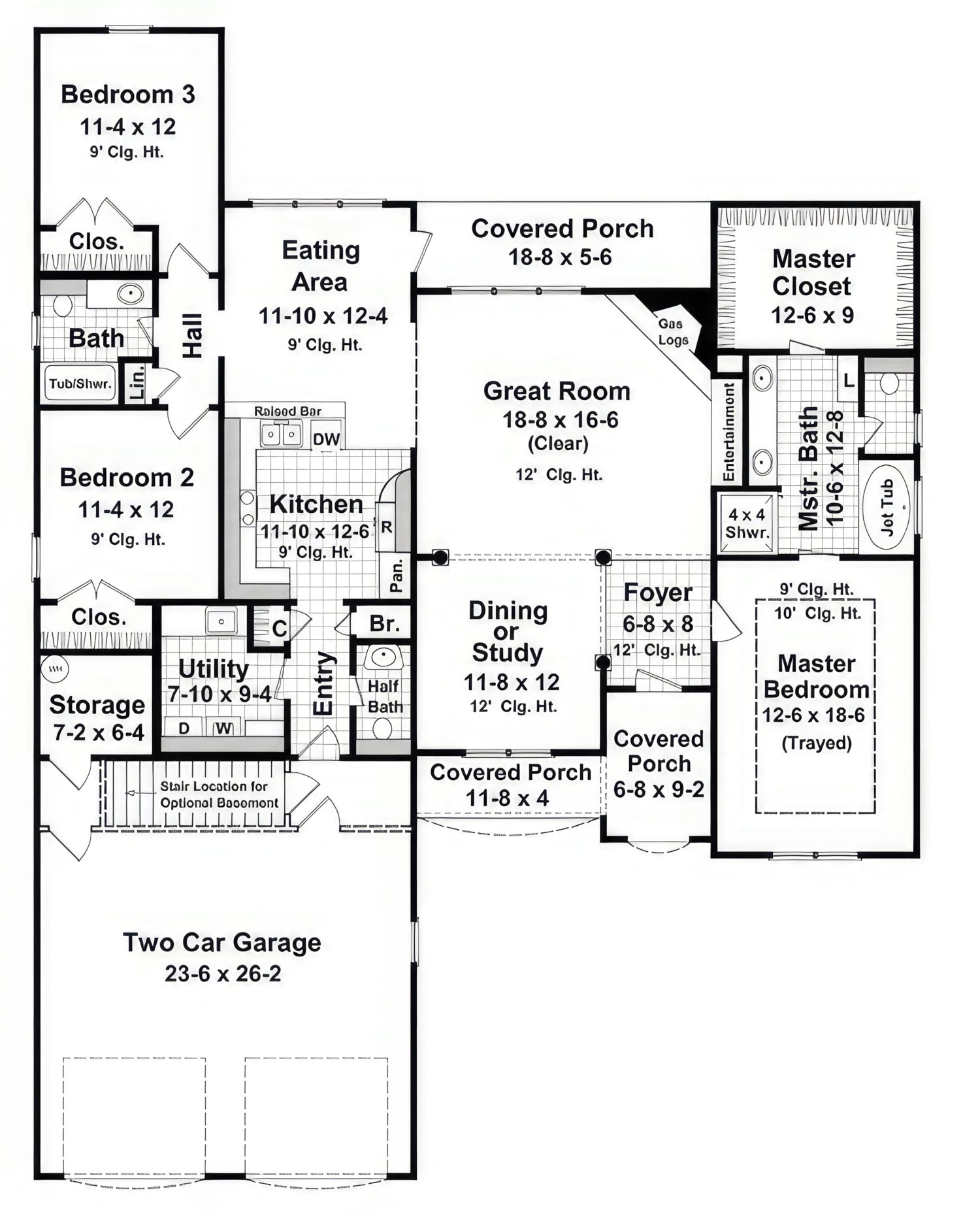 HPG - 2006N - 1: The Stonehaven Creek - House Plan Gallery