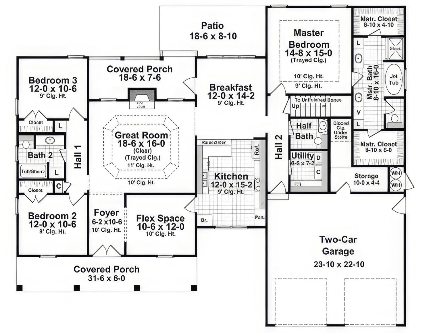 HPG - 2007N - 1: The Trillium Ridge - House Plan Gallery