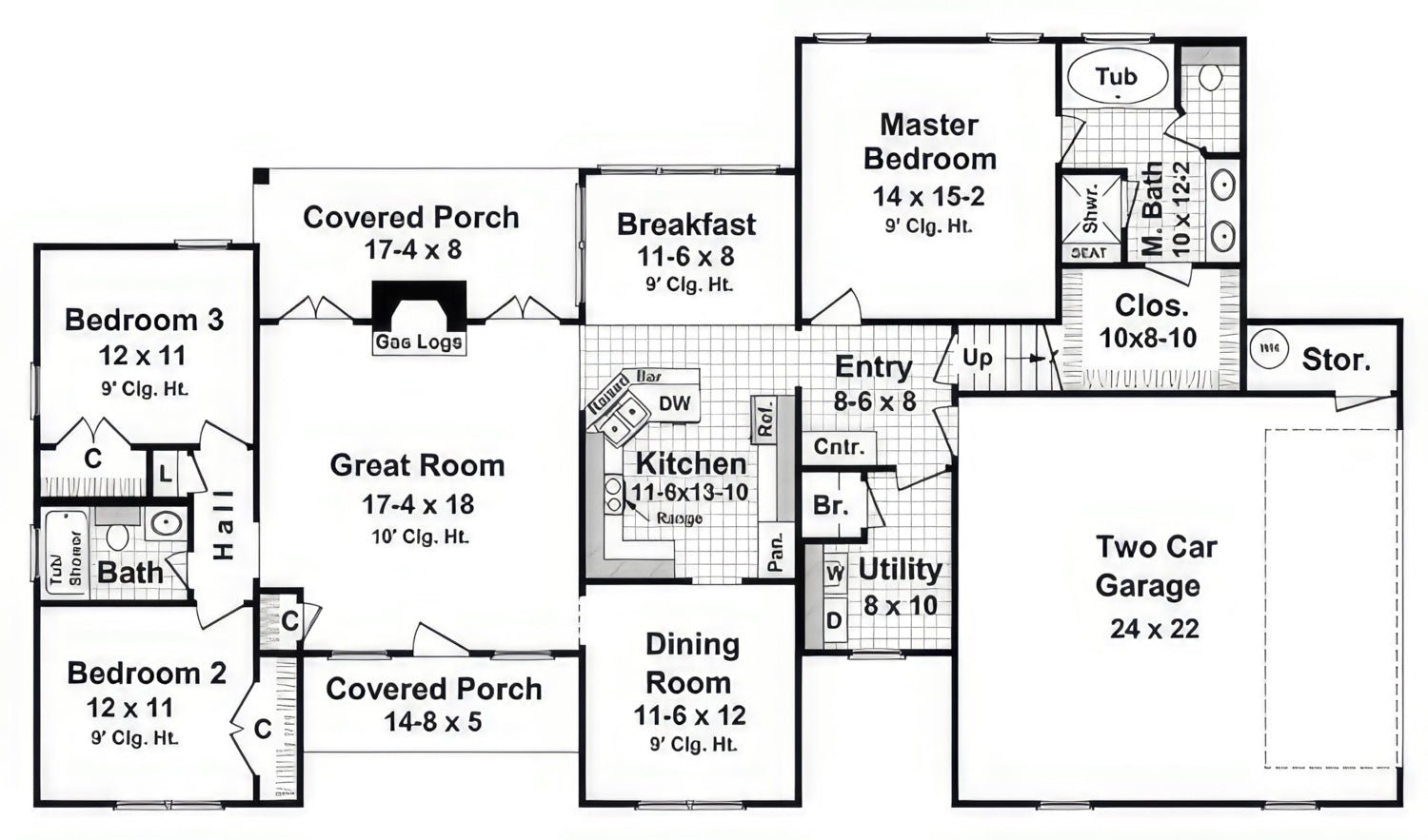 HPG - 2024N - 1: The Briarwood Park - House Plan Gallery