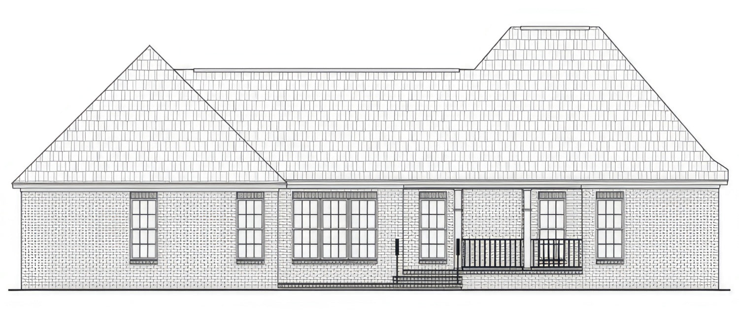 HPG - 2060N - 1: The Brookhaven - House Plan Gallery