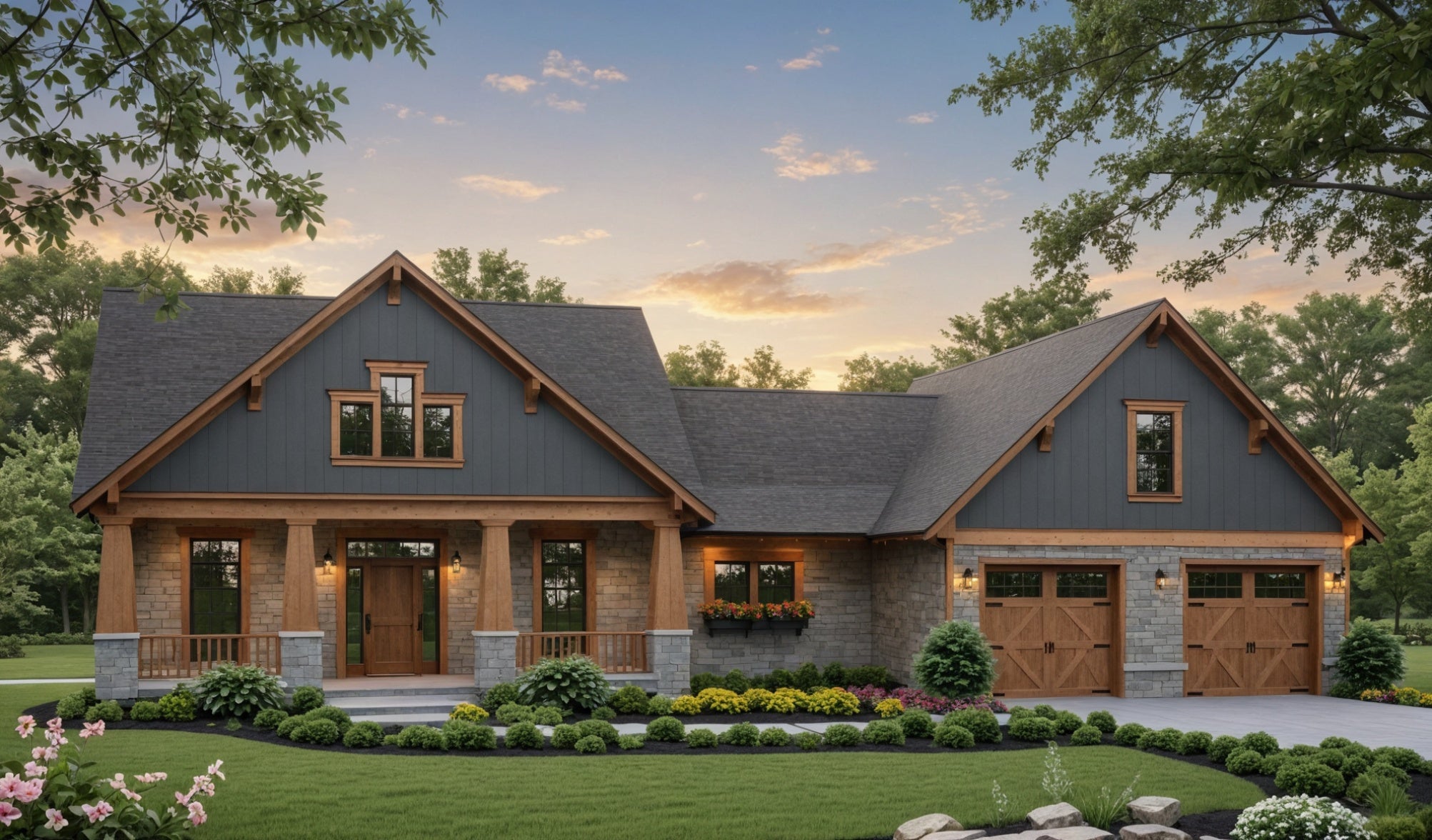 HPG - 2067N - 1: The Hemlock Ridge - House Plan Gallery