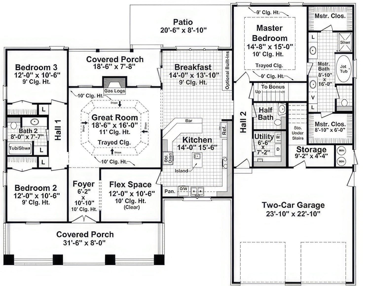 HPG - 2067N - 1: The Hemlock Ridge - House Plan Gallery