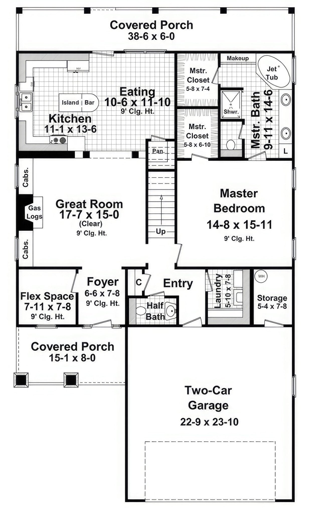 HPG - 2104N - 1: The Foxglove Crossing - House Plan Gallery