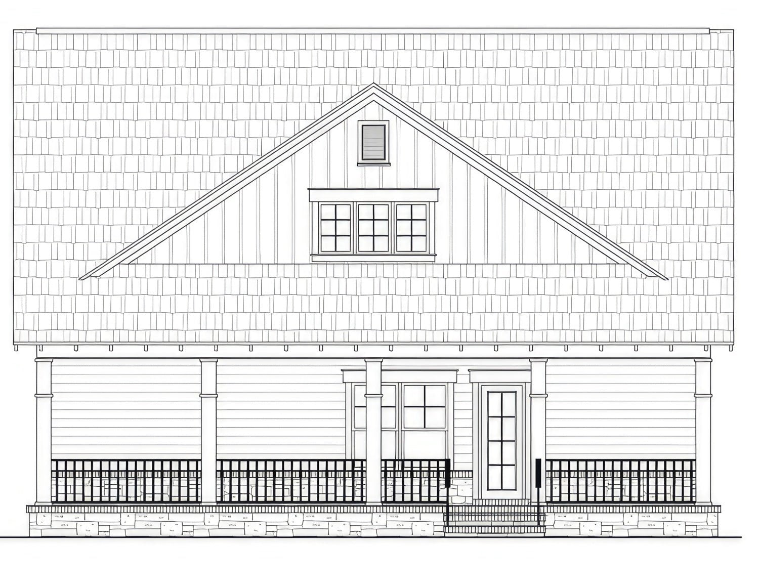 HPG - 2104N - 1: The Foxglove Crossing - House Plan Gallery