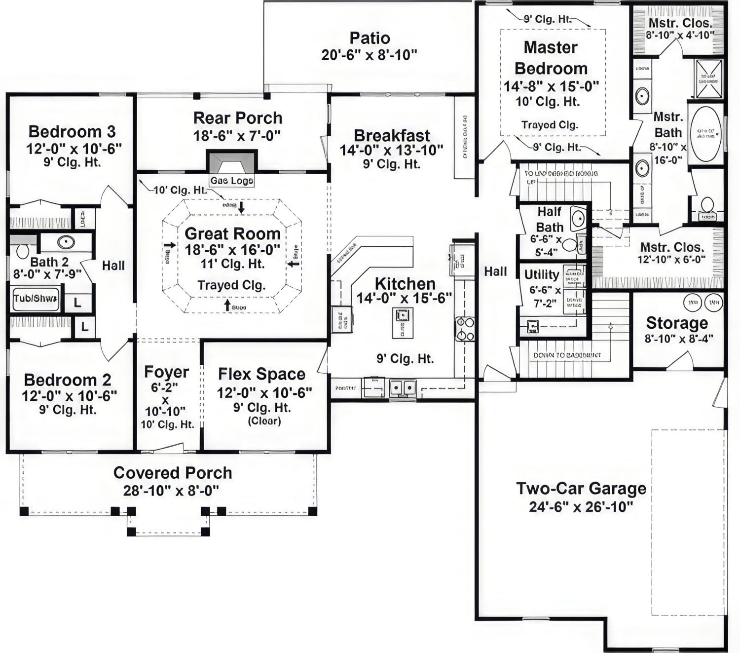 HPG - 2108CN - 1: The Meadowlark Bend - House Plan Gallery