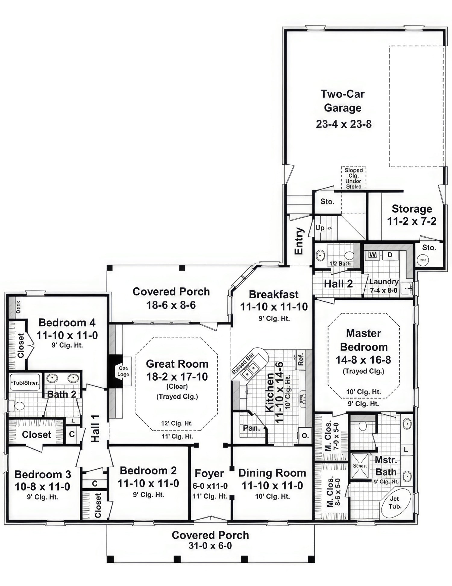 HPG - 2200CN - 1: The Dogwood Springs - House Plan Gallery