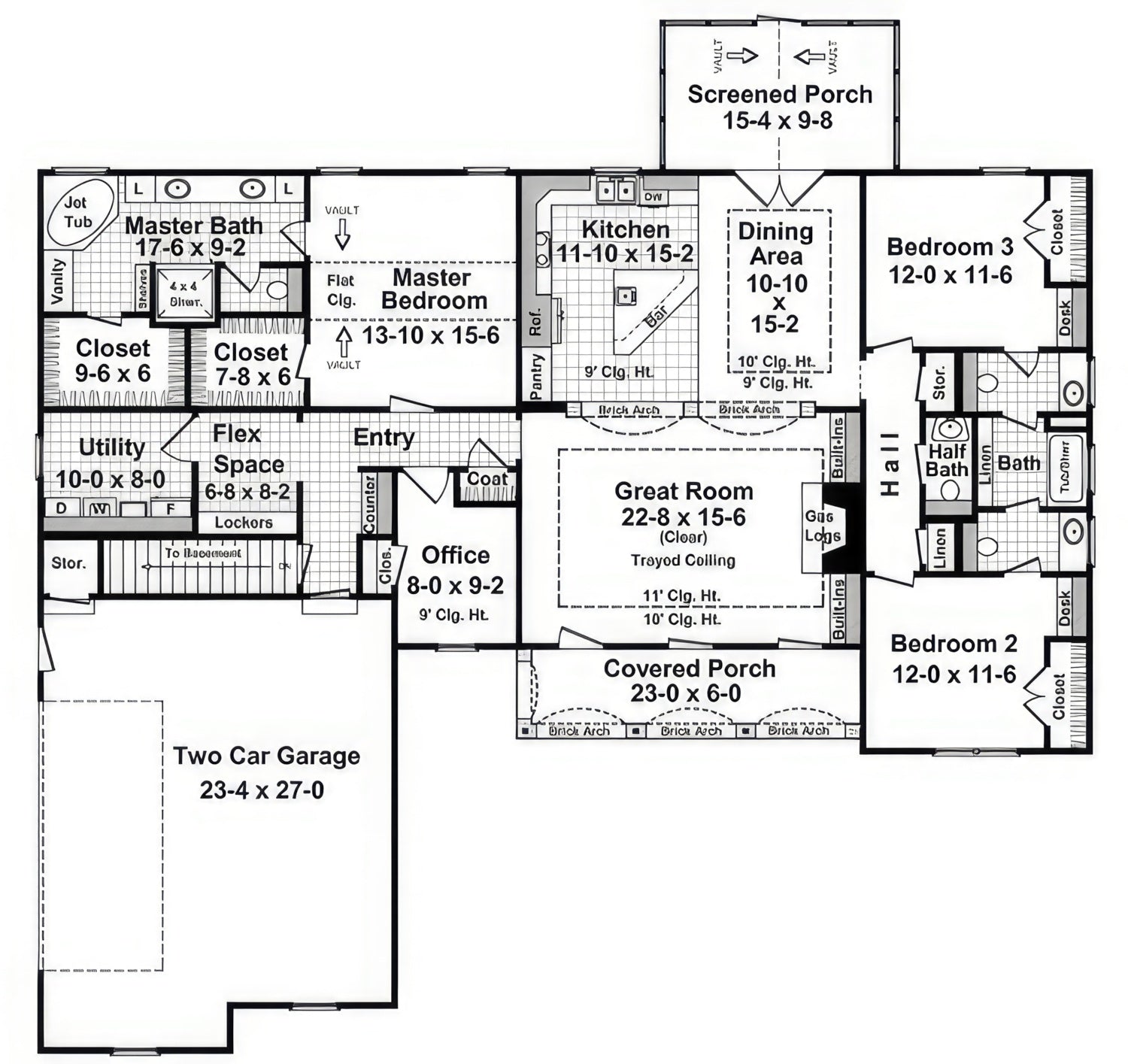 HPG - 2216N - 1: The Mulberry Trace - House Plan Gallery