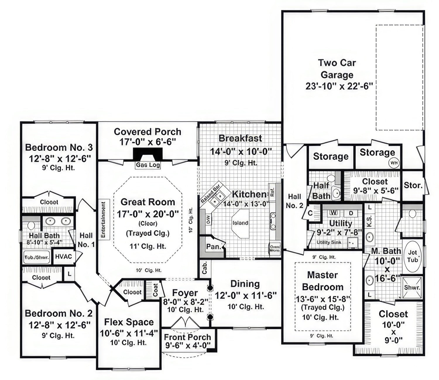 HPG - 2389N - 1: The Sunflower Trace - House Plan Gallery