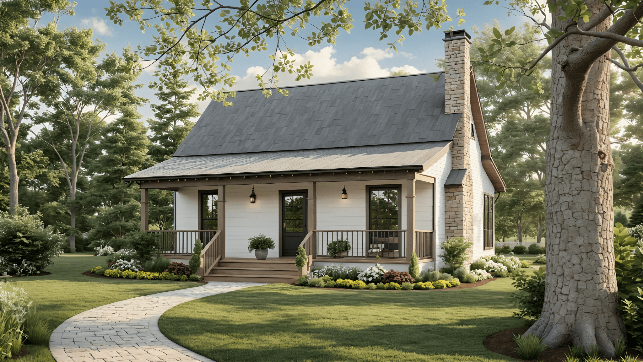 HPG - 600N - 1: The The Fern Hollow - House Plan Gallery