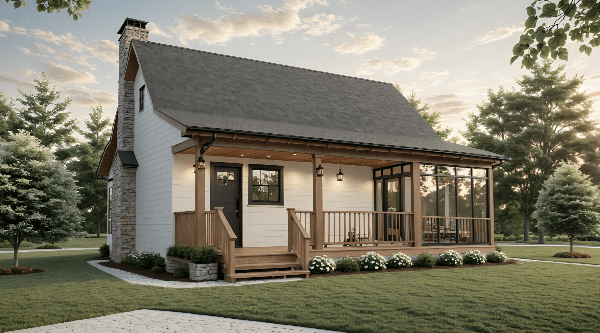 HPG - 600N - 1: The The Fern Hollow - House Plan Gallery