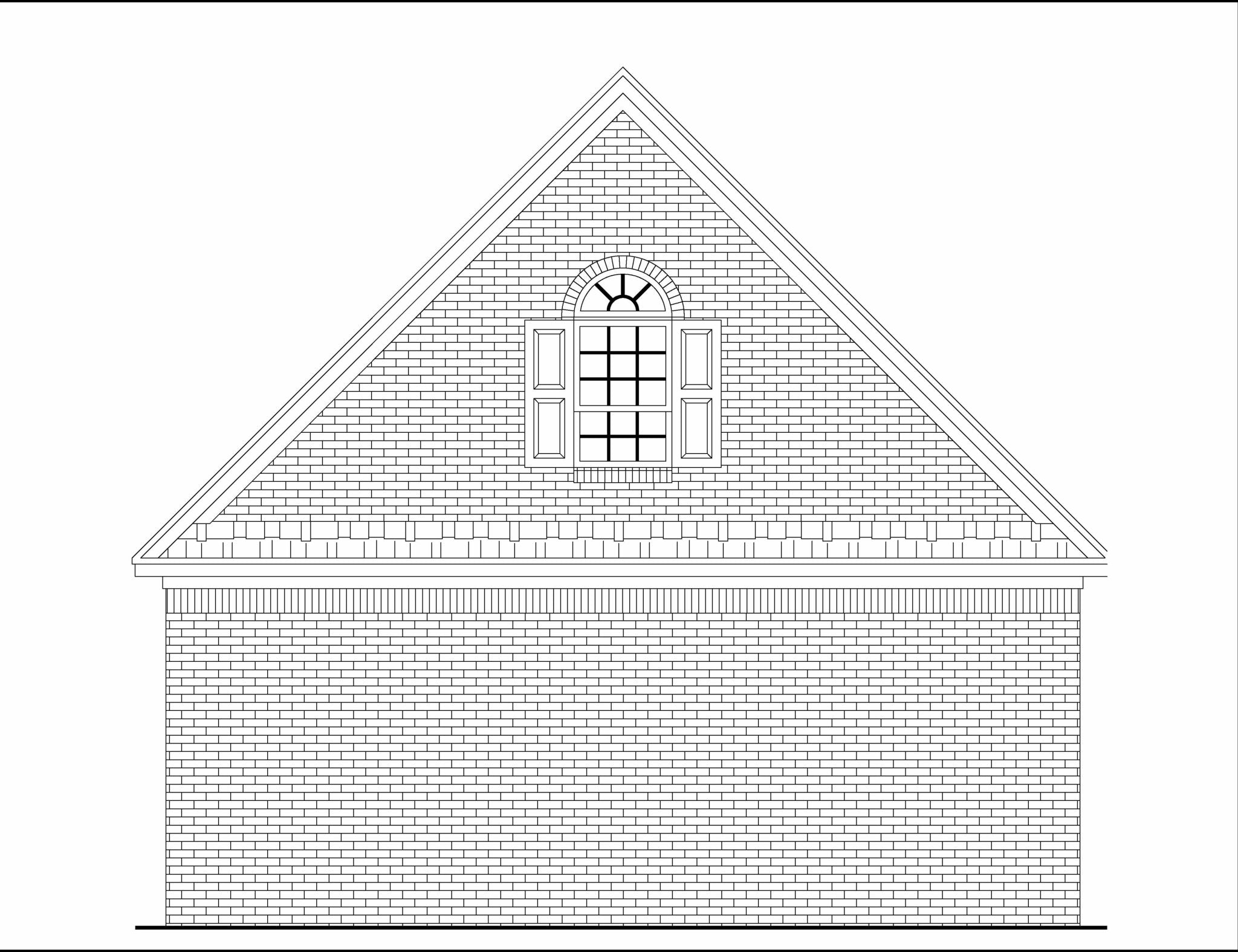 HPG-01003-1: Traditional Garage - House Plan Gallery