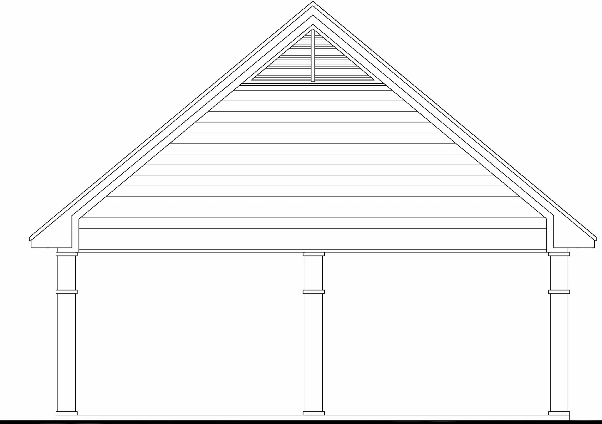 HPG-0613-1: The Traditional Carport - House Plan Gallery