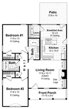 HPG-1000-1: The Chesterfield - House Plan Gallery