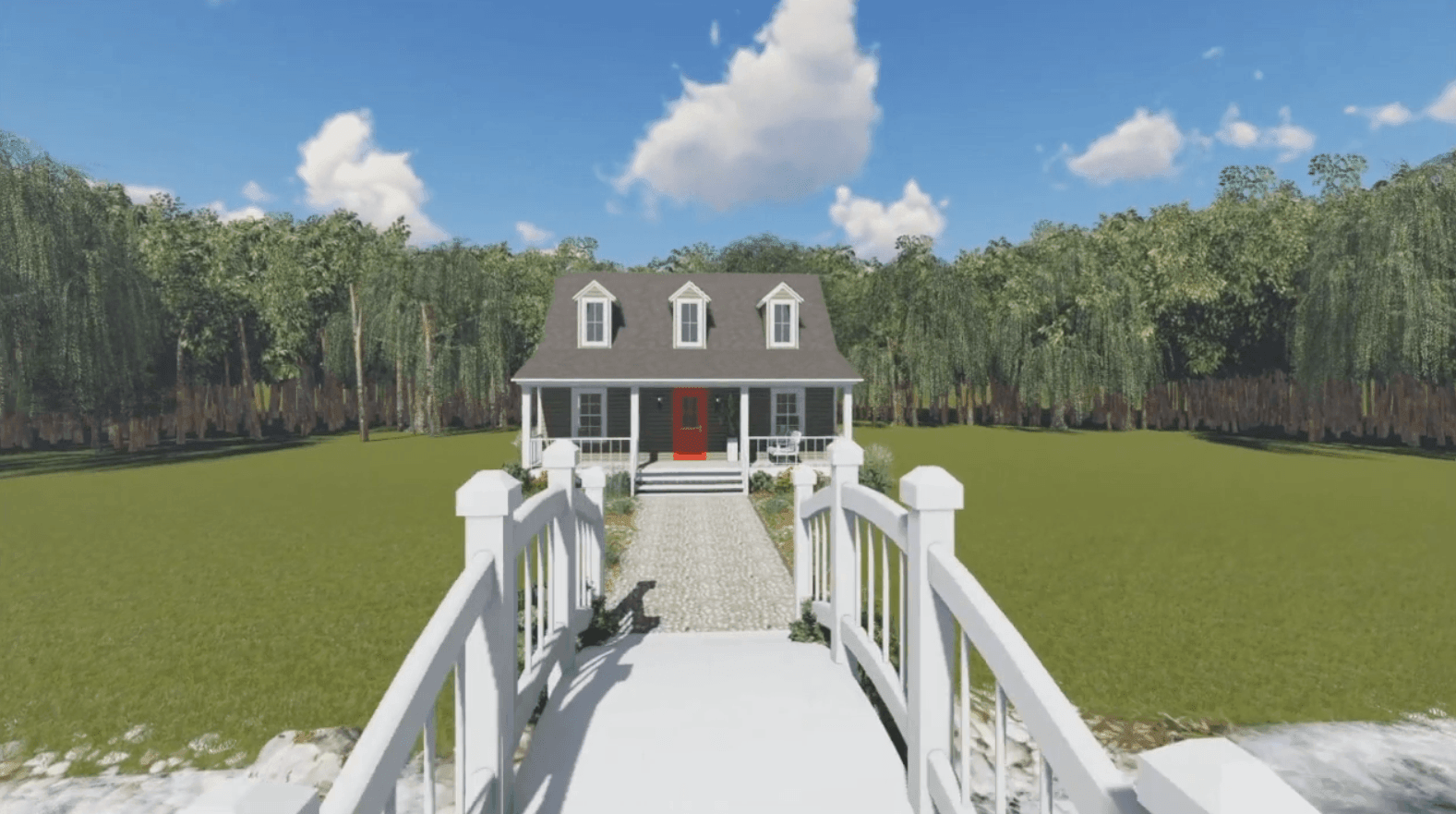 HPG-1017-1: The Perfect Cabin - House Plan Gallery