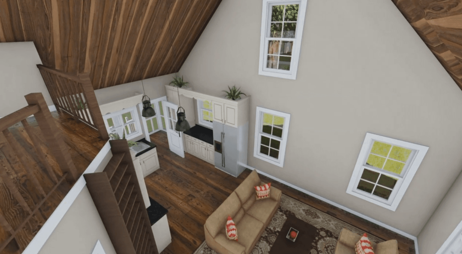 HPG-1017-1: The Perfect Cabin - House Plan Gallery