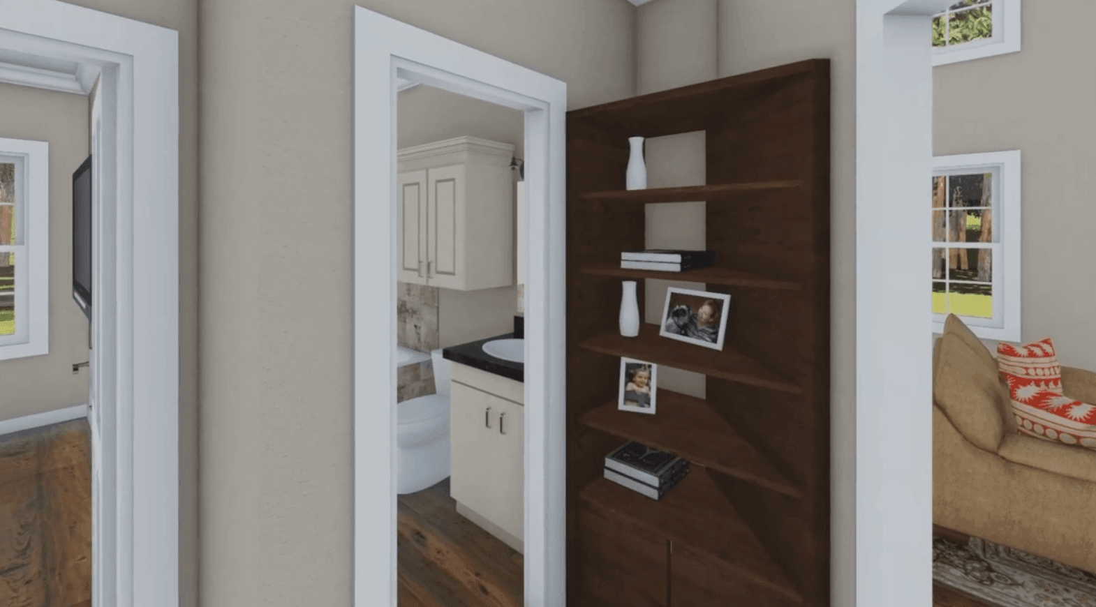 HPG-1017-1: The Perfect Cabin - House Plan Gallery