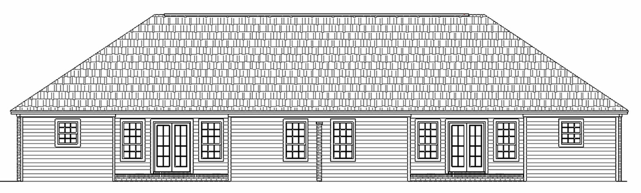 HPG-1364-1: Three Bedroom Duplex - House Plan Gallery