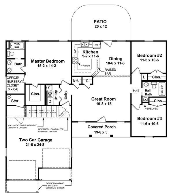 HPG-1402-1: The Pine Creek - House Plan Gallery