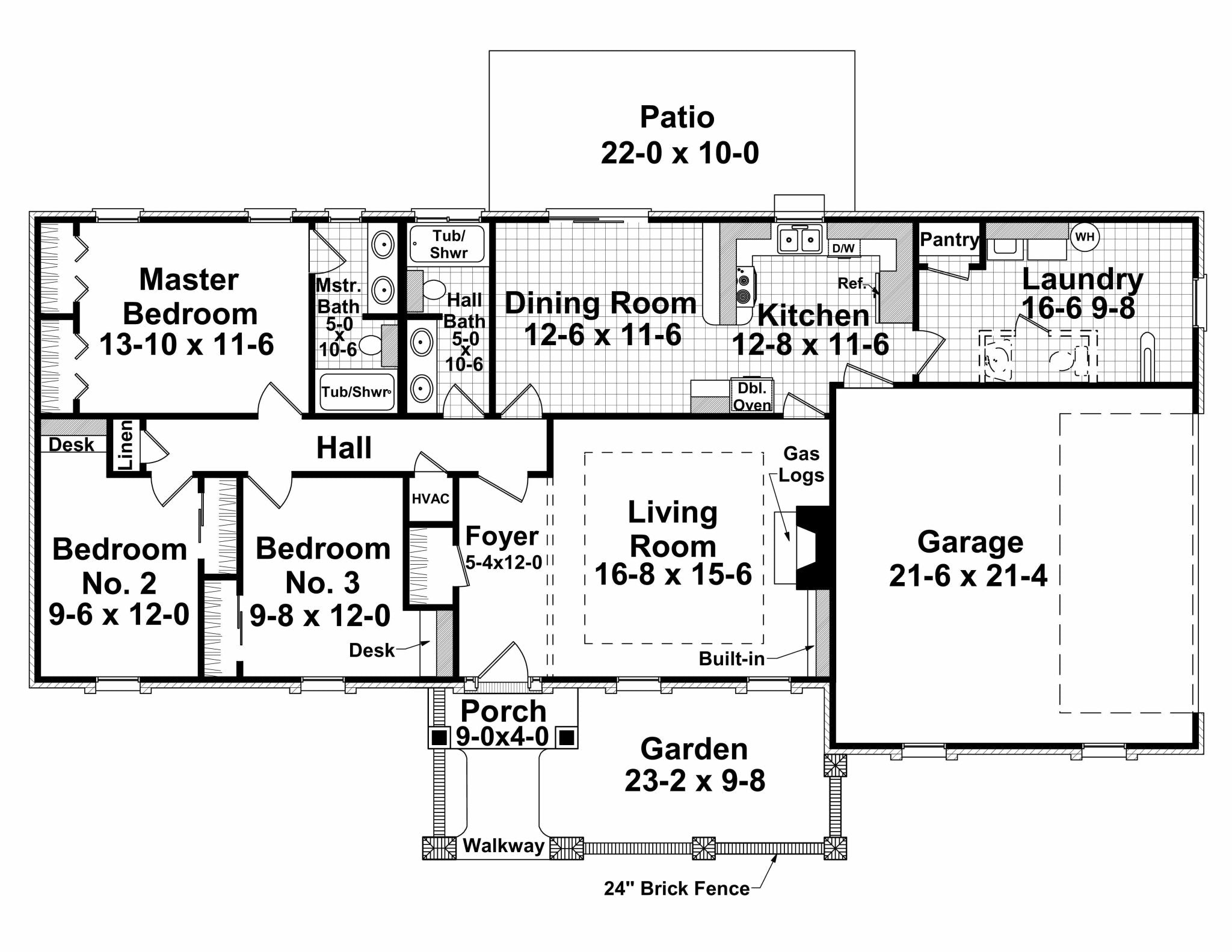 HPG-1570-1: The Pebble Creek - House Plan Gallery