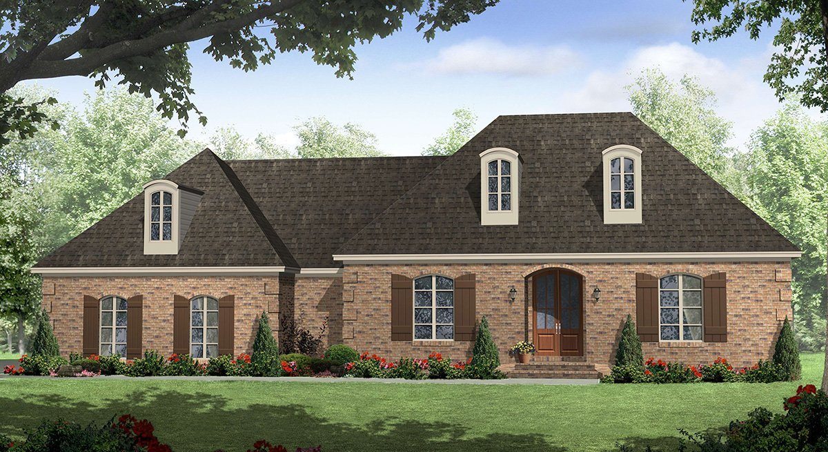 HPG-1600B-1: The Oak Brook - House Plan Gallery