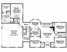 HPG-1600B-1: The Oak Brook - House Plan Gallery