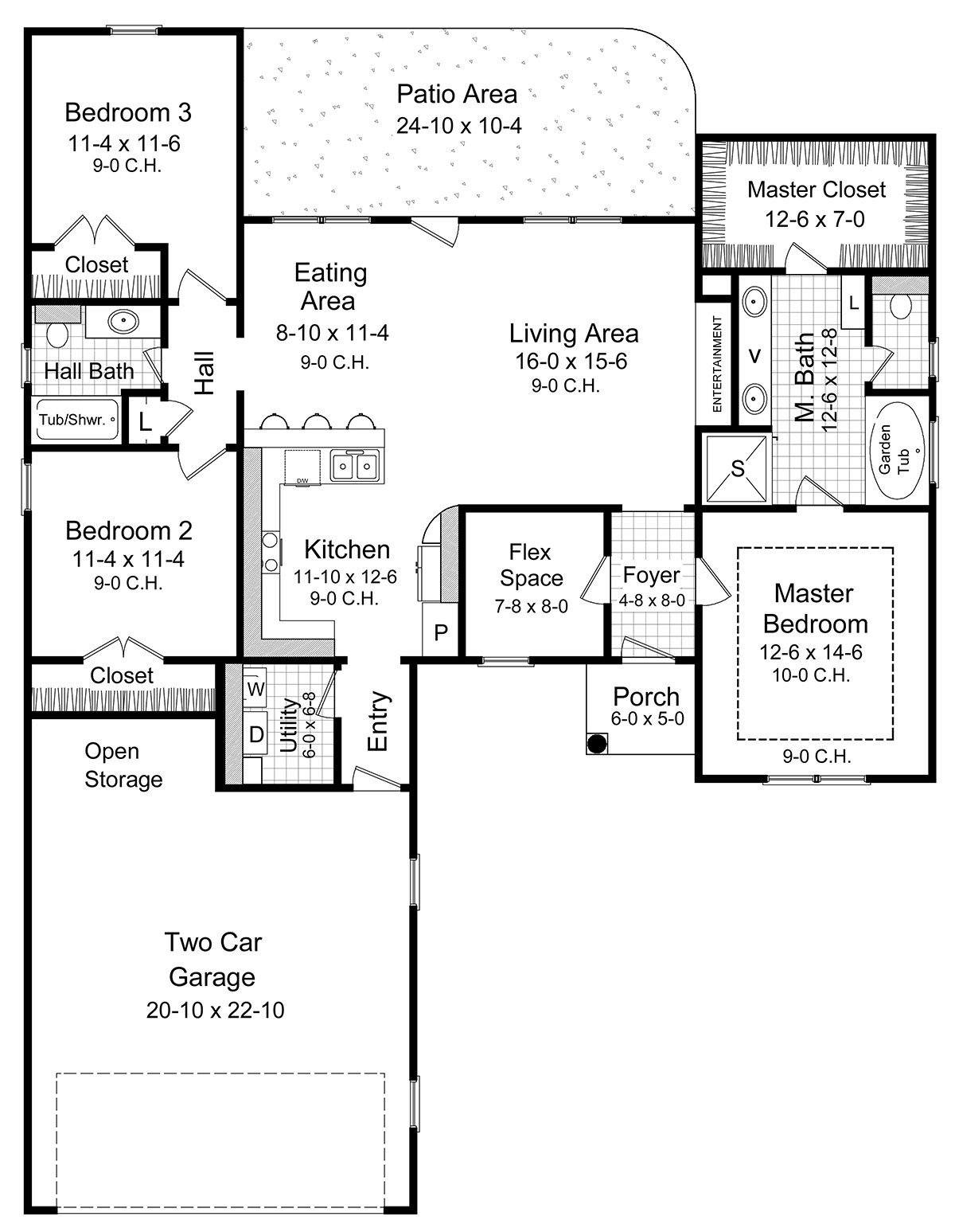 HPG-1603-1: The Rawl Springs - House Plan Gallery
