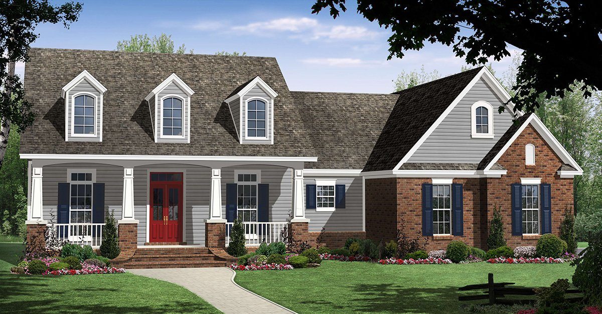 HPG-1637B-1: Meadowood Lane - House Plan Gallery