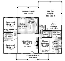 HPG-1640-1: The Iris - House Plan Gallery