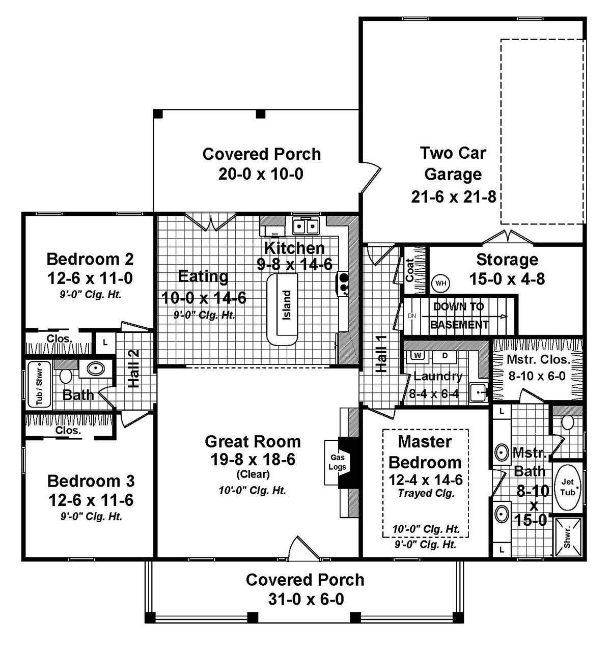 HPG-1657-1: The White Oak Lane - House Plan Gallery