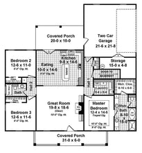 HPG-1657-1: The White Oak Lane - House Plan Gallery