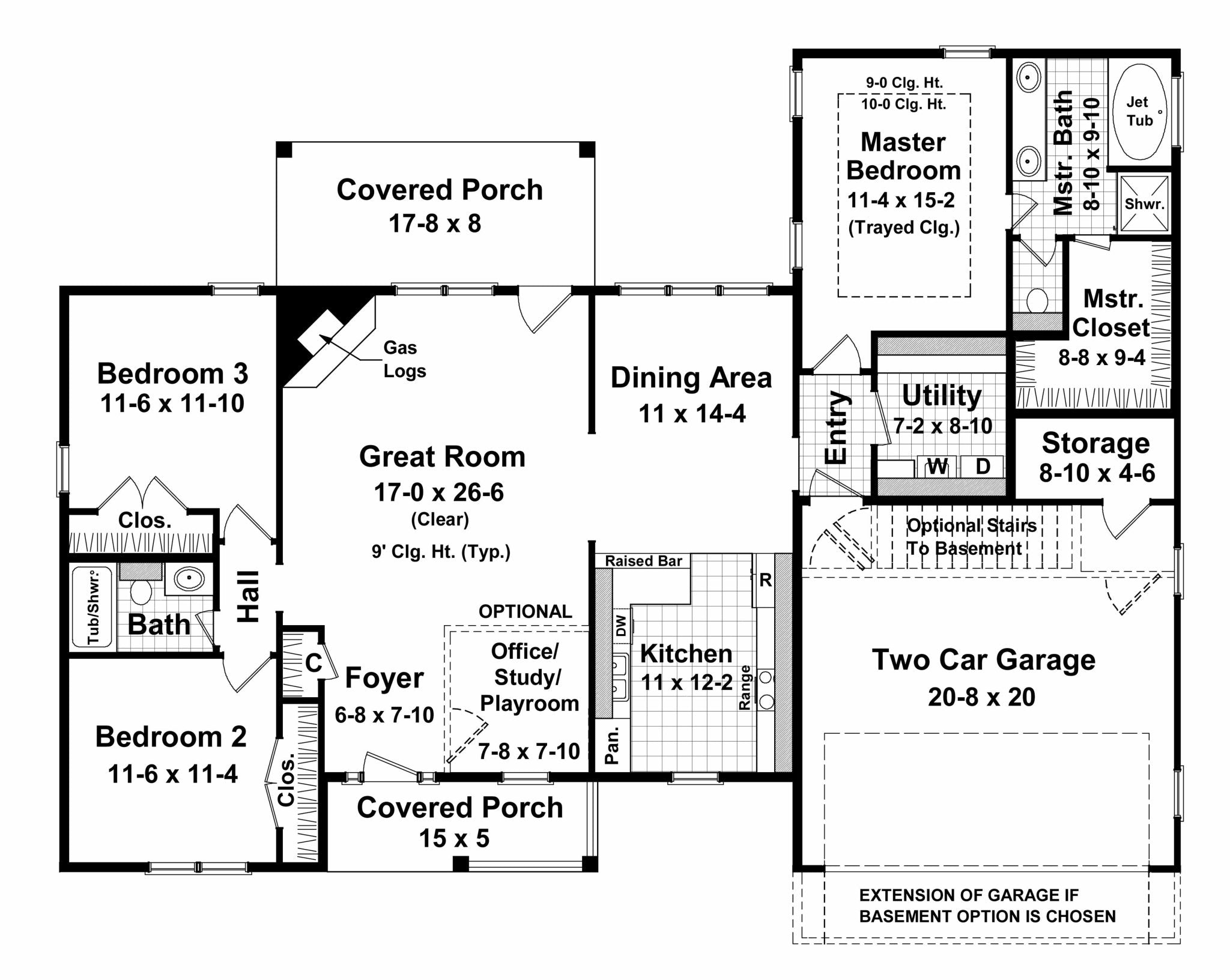 HPG-1700-1: The Rivercrest - House Plan Gallery