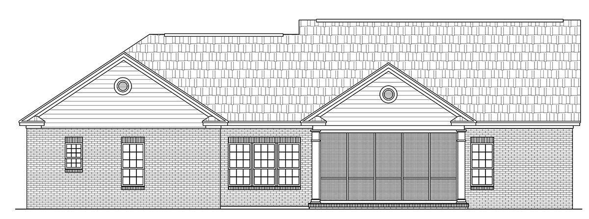 HPG-1700B-1: The Brook - House Plan Gallery