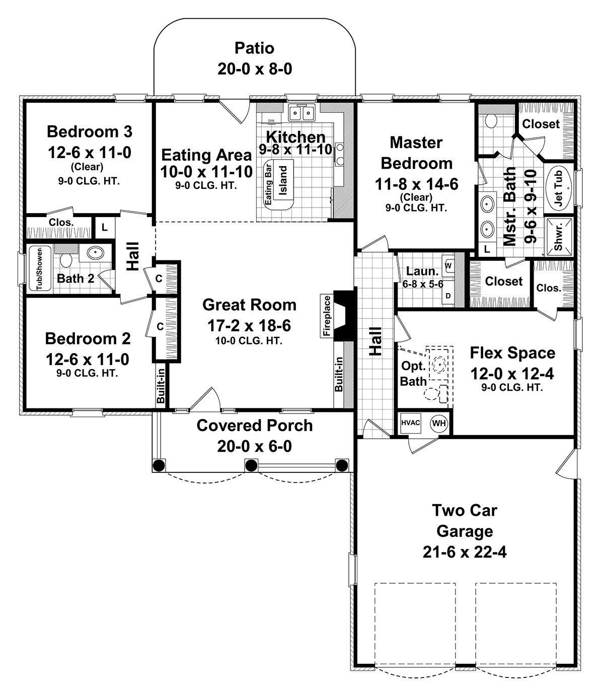 HPG-1750B-1: The Mulberry Lane - House Plan Gallery