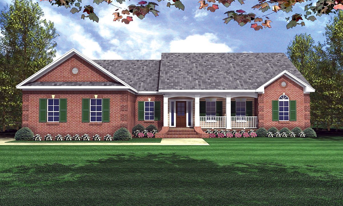 HPG-1802-1: Mockingbird Hill - House Plan Gallery