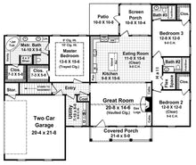 HPG-1818-1: The Seneca Hills - House Plan Gallery